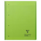 Koverbook reliure intégrale enveloppante polypro transparent 22,5x29,7cm 160p séyès perfo. 4 trous coloris assortis