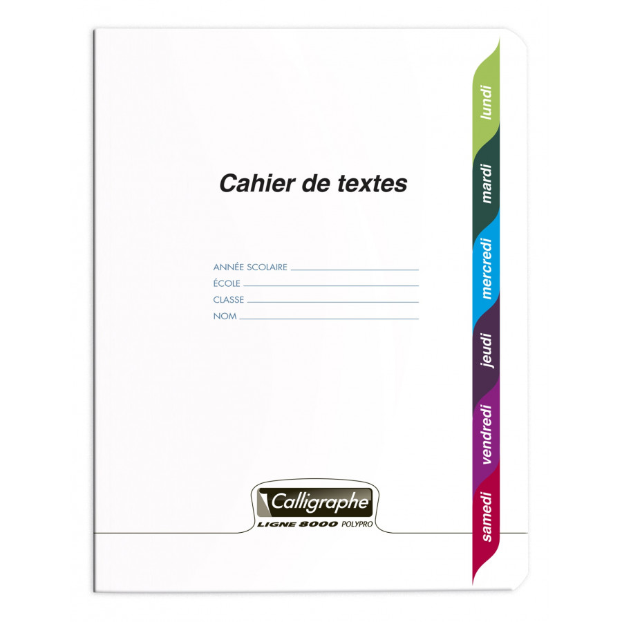 CAHIER POLYPRO, Petit Format, Grands Carreaux, 17X22 48 PAGES SEYES  TRANSPARENT - BuroStock Guadeloupe