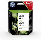 PACK HP 304 NOIR + COULEURS