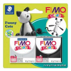 PATE A MODELER FIMO KIT FUNNY CATS