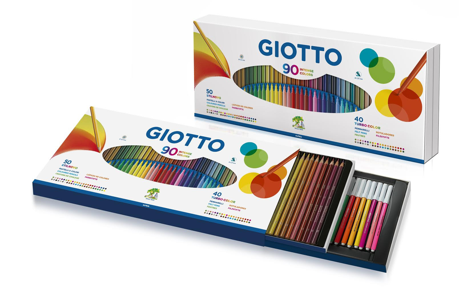 Étui de 12 feutres - Giotto Turbo Color