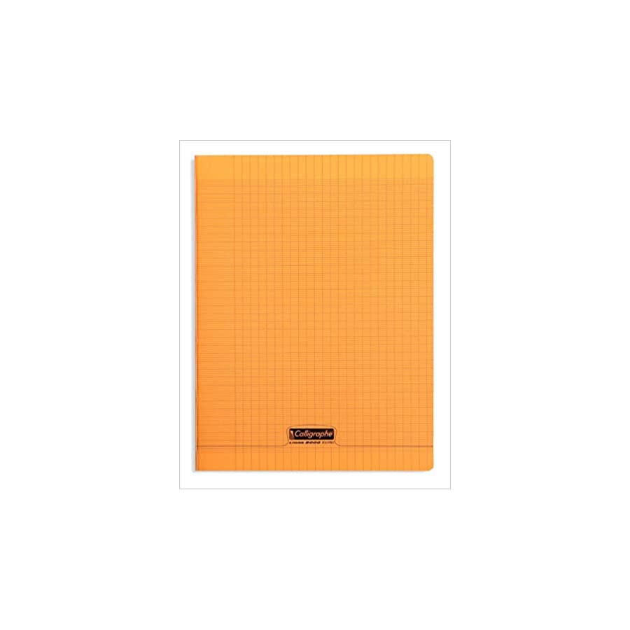 Cahier - 24x32(cm) - Grands carreaux - 96 pages - couverture en polypro -  sans