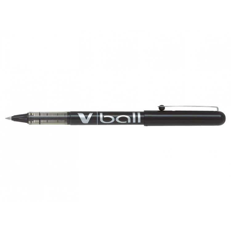 ROLLER PILOT VBALL 1.0 NOIR POINTE LARGE