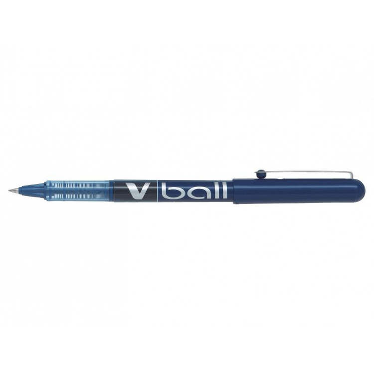 ROLLER PILOT VBALL 1.0 BLEU POINTE LARGE