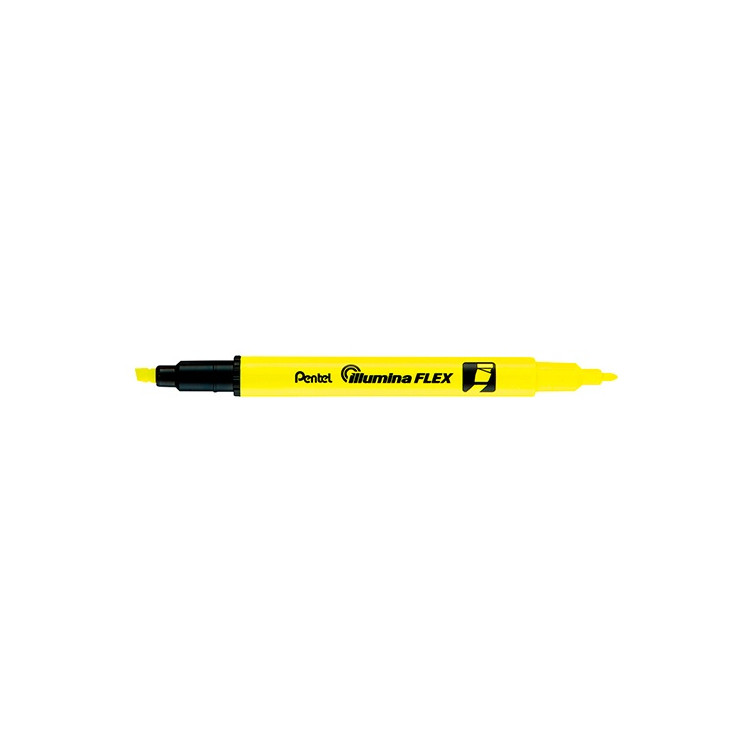 SURLIGNEUR BIPOINTE jaune FLUO