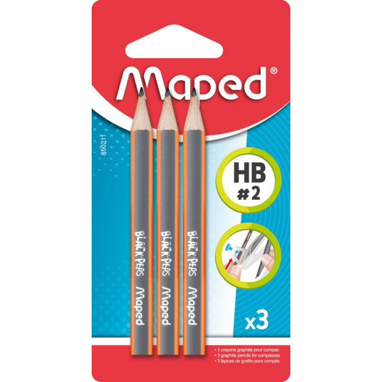 CRAYON GRAPHITE MINI HB X3 BLISTER