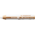 1 crayon multitalents STABILO woody 3 in 1 blanc