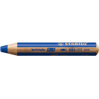 1 crayon multitalents STABILO woody 3 in 1 bleu foncé