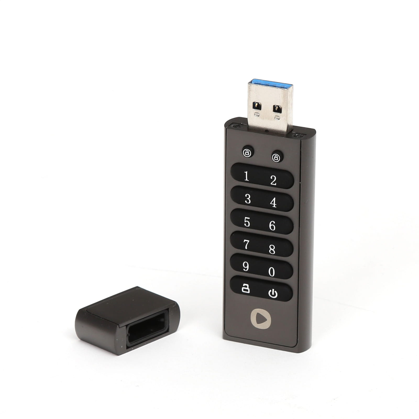 clé USB sécurisée cryptée Clé USB cryptée, bouton crypté sécurisé, USB3.1,  100 mo/s, haute bureau calculatrice 128 32 Go