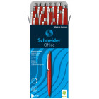 STYLO BILLE - OFFICE - M - EPAISSEUR DE TRAIT MOYEN - ROUGE