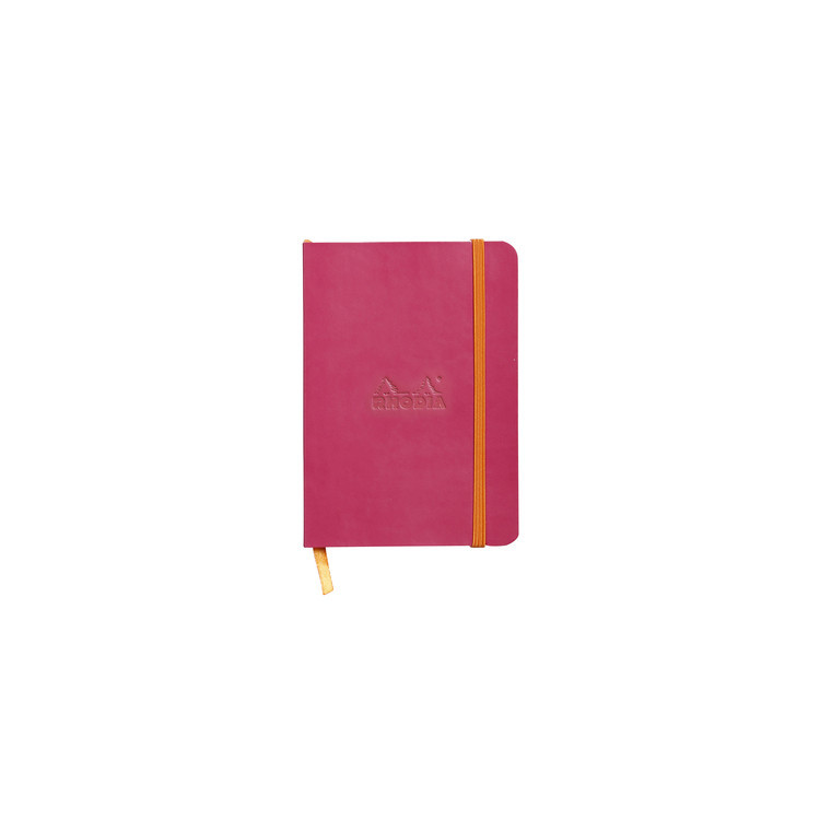 Carnet Rhodiar souple A6 Framboise 144p 90g