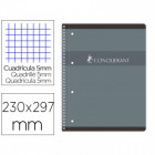 Cahier Conquérant spirale 4tr A4 160 pages 70G Q5/5 GRIS