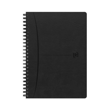 Cahier Oxford-SIG spirale A5 160 pages L7 NOIR