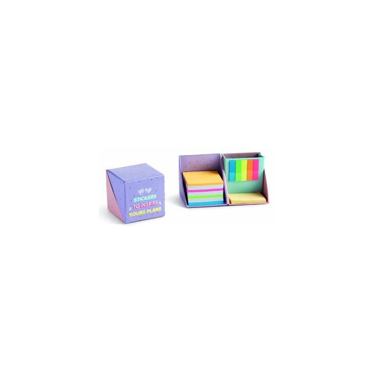 CUBE SET NOTES ADHESIVES B2FUN