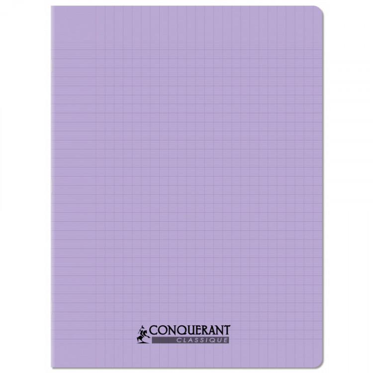 CAHIER POLYPRO 24*32 96P SEYES LILA PAST