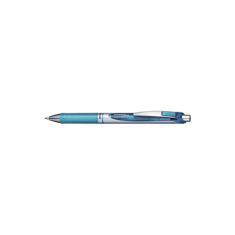 STYLO ENERGEL RETRACTABLE BLEU CIEL