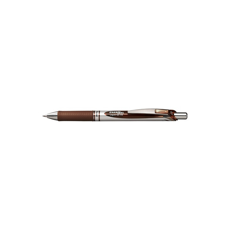 STYLO ENERGEL RETRACTABLE MARRON