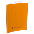 CAHIER CQ AGR 17X22 192P 70G SEY ORANGE PP