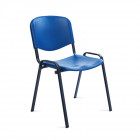 CHAISE VISITEUR POLYPRO BLEU EMPILABLE