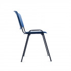 CHAISE VISITEUR POLYPRO BLEU EMPILABLE