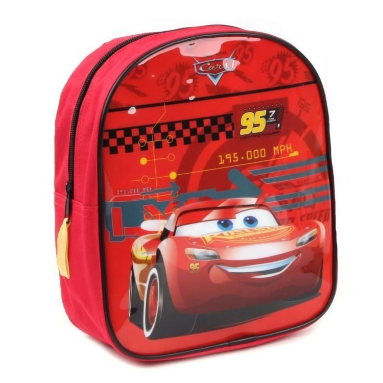 SAC A DOS CARS RD TRIP 25 CM ROUGE