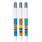 STYLOS 4C MINIONS BLISTER X3