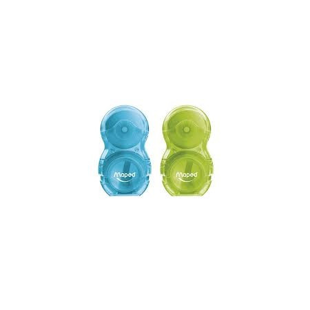 TAILLE-CRAYONS GOMME LOOPY BLEU/VERT