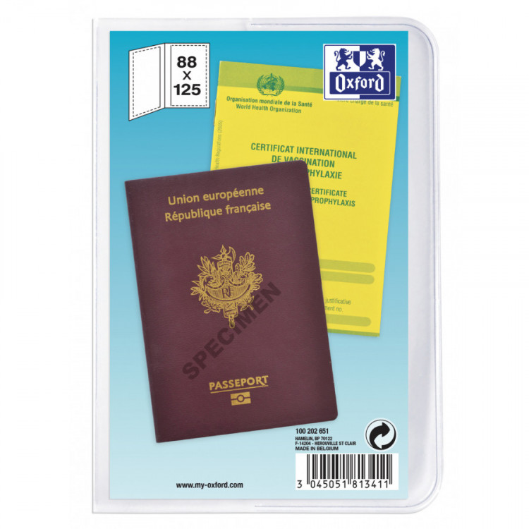 Etui passeport 2 VLTS incolore