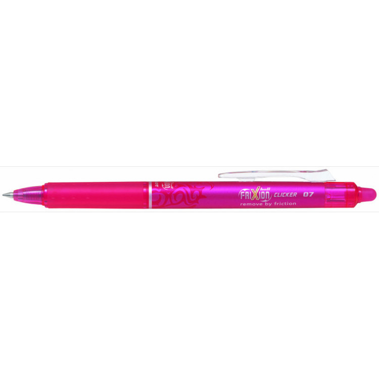 STYLO FRIXION BALL CLICKER - 0,7mm - EPAISSEUR DE TRAIT - ROSE