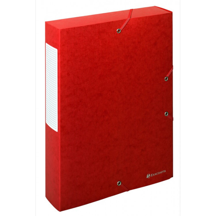 BOITES DE CLASSEMENT EUROBOX - 60MM - ROUGE