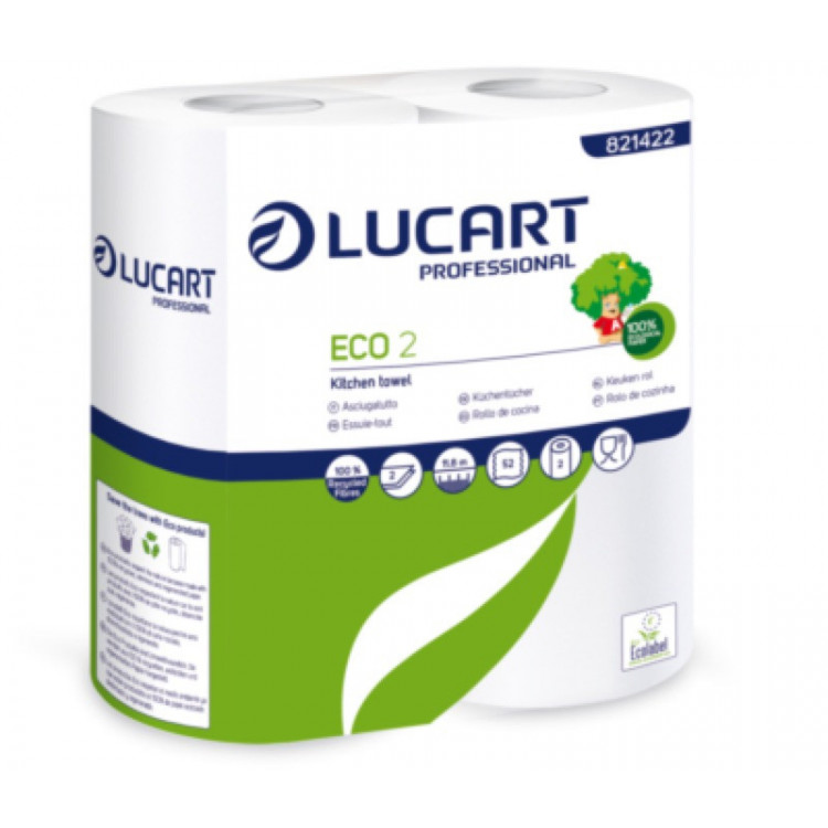 Essuie-tout Ecolabel 2 plis lot de 2