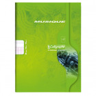 CAHIER DE MUSIQUE 48 PAGES 21X29,7 SEYES PORTEE 2 COTES