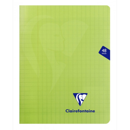 CLAIREFONTAINE Cahier Koverbook piqûre 48 pages Seyès petit format