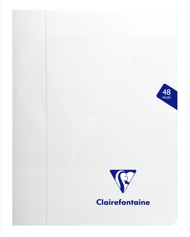 Cahier grand format 24x32 48p grands carreaux (séyès) Clairefontaine